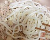 エノキと明太子のオリーブオイルうどん☆作り方5写真