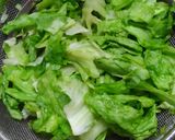 簡単！鶏ささみとレタス きのこの和風煮♡作り方2写真