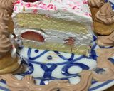 簡単!苺の生クリーム誕生日チーズケーキ☆作り方12写真