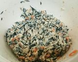 簡単!!鶏挽き肉と豆腐で半熟卵入り巾着煮作り方3写真