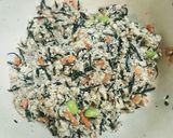 簡単!!鶏挽き肉と豆腐で半熟卵入り巾着煮作り方4写真