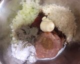 俺流！◯◯のチキンハンバーグ風作り方1写真