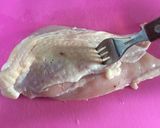 簡単…弱火で柔らか！鶏ムネ肉の叉焼鶏作り方1写真