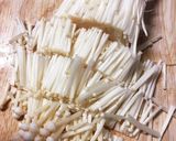大きな椎茸とエノキのきのこおかゆ作り方3写真
