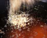 大きな椎茸とエノキのきのこおかゆ作り方5写真