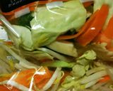 栄養満点⁉野菜ラーメン作り方1写真