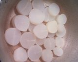 寒ぶりの✨味噌煮大根作り方2写真