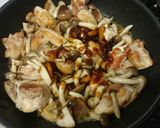 ランチにぴったり♥ささっと鶏肉・キノコ丼作り方5写真