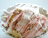 豚バラ肉ともやしのおぼろ昆布蒸し作り方1写真