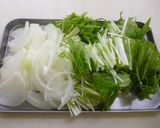 簡単♪鯖缶＆水菜・新玉混ぜ混ぜサラダ作り方2写真