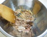 簡単♪鯖缶＆水菜・新玉混ぜ混ぜサラダ作り方3写真