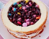 切ってワクワク☆ピニャータケーキ作り方3写真