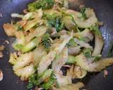 小海老とセロリの削り節炒め作り方6写真