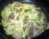 頂いた小松菜で味噌ゴマしょうが炒め作り方3写真