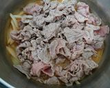 牛丼　金山寺みそ味作り方5写真
