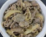 牛丼　金山寺みそ味作り方7写真