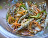 ポン酢でまろやか小魚の南蛮漬け作り方6写真