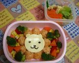 １歳児のお弁当～ライオンさん♪作り方4写真
