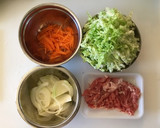 簡単！白菜と豚肉の昆布だしスープ煮♬作り方1写真