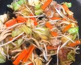 餃子の王将 生麺(塩味)でサンマーメン作り方5写真