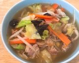 餃子の王将 生麺(塩味)でサンマーメン作り方6写真