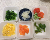 食の山梨：山ウドとサーモンの押しずし作り方6写真