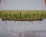 ポン酢で薄揚げの豚かいわれ巻き作り方6写真