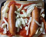 カルツォーネ風♪なホットサンド♥作り方4写真
