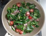 ソフトケールとミニトマトのオイルパスタ作り方5写真