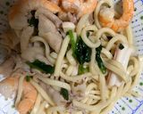 簡単　海鮮うどん作り方18写真