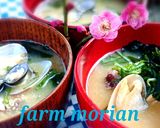 アサリorシジミそしてコラボのおみそ汁♪作り方9写真