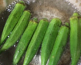 オクラと切干し大根の醤油マヨ和え作り方2写真