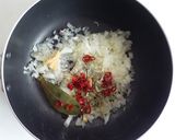 バナナの花のココナッツミルク煮作り方3写真