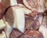 簡単な揚げない豚肉で酢豚作り方6写真