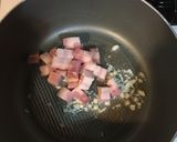 カボチャとベーコンのクリームパスタ作り方3写真