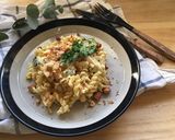 カボチャとベーコンのクリームパスタ作り方8写真
