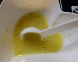 わさび菜と新玉ねぎで簡単おもてなしサラダ作り方4写真