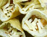 キムチーズ餅きんちゃく作り方3写真