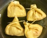 キムチーズ餅きんちゃく作り方4写真