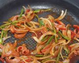 鉄板ナポリタン作り方3写真