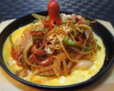 鉄板ナポリタン作り方5写真