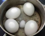 殻付き味付け茹で卵作り方4写真