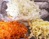卵大好き♪お野菜たっぷりオムレツ♡作り方1写真