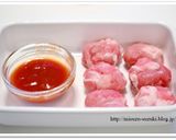 まんまるポークチャップ【作りおき】作り方1写真