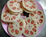 れんこんのひき肉納豆はさみ揚げ♪作り方3写真