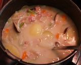 あさりと小松菜のポカポカシチュー作り方6写真
