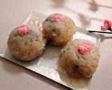 おむすび山桜餅もち風味で♬桜もち作り方5写真