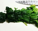 ほうれん草のハッシュドポテト炒め☆作り方1写真