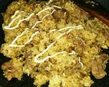 豚玉焼き飯(̂•͈Ꙫ•͈)̂ﾌﾞﾋｯ作り方3写真
