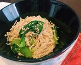 【簡単】柚子胡椒風味！ちんげん菜えのき！作り方3写真